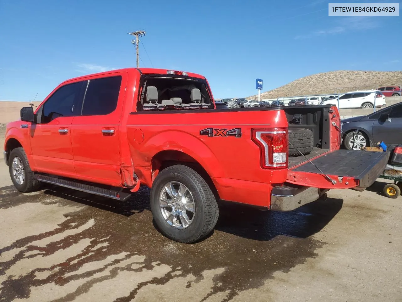 2016 Ford F150 Supercrew VIN: 1FTEW1E84GKD64929 Lot: 72275264