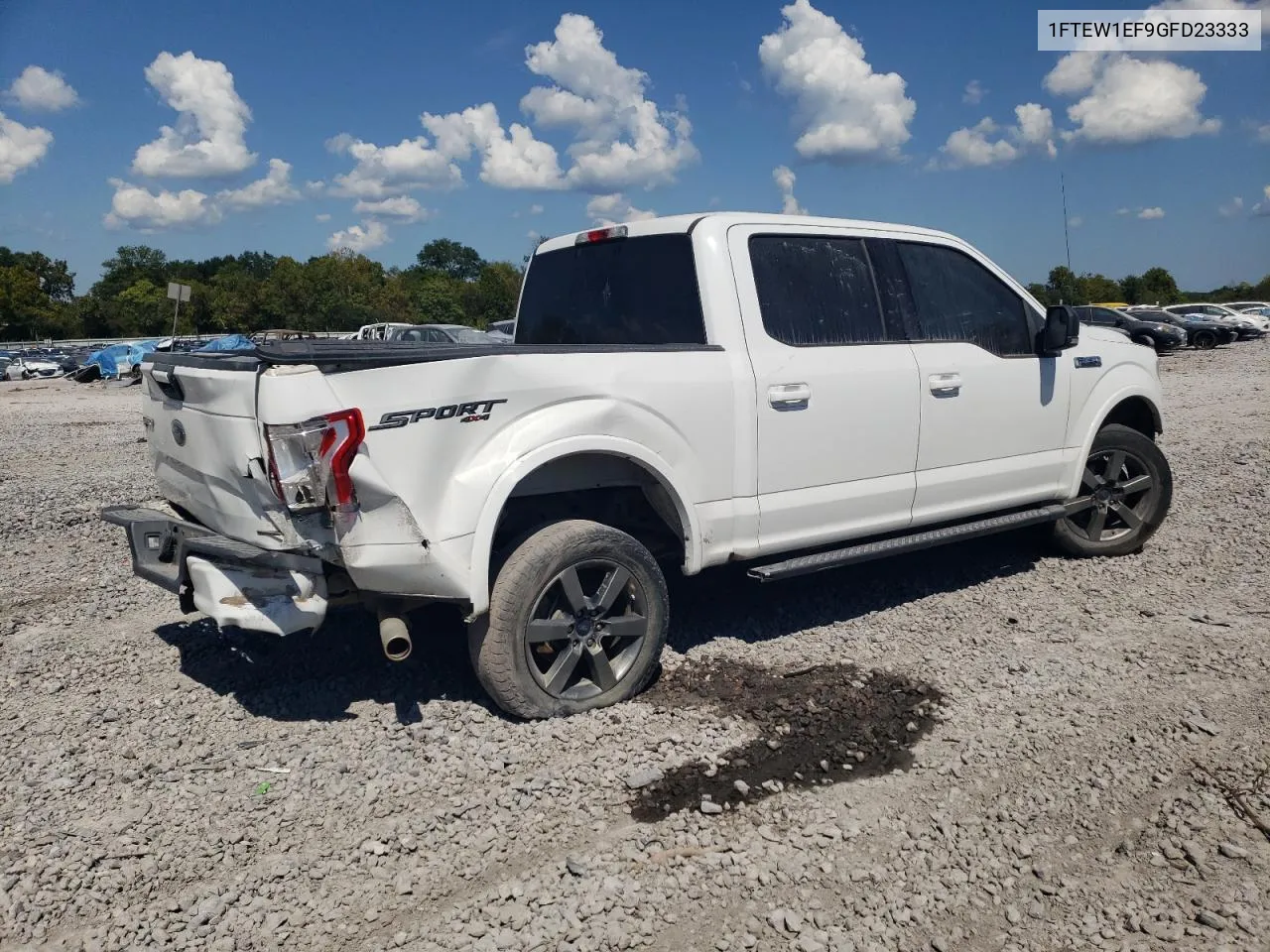 2016 Ford F150 Supercrew VIN: 1FTEW1EF9GFD23333 Lot: 72284884