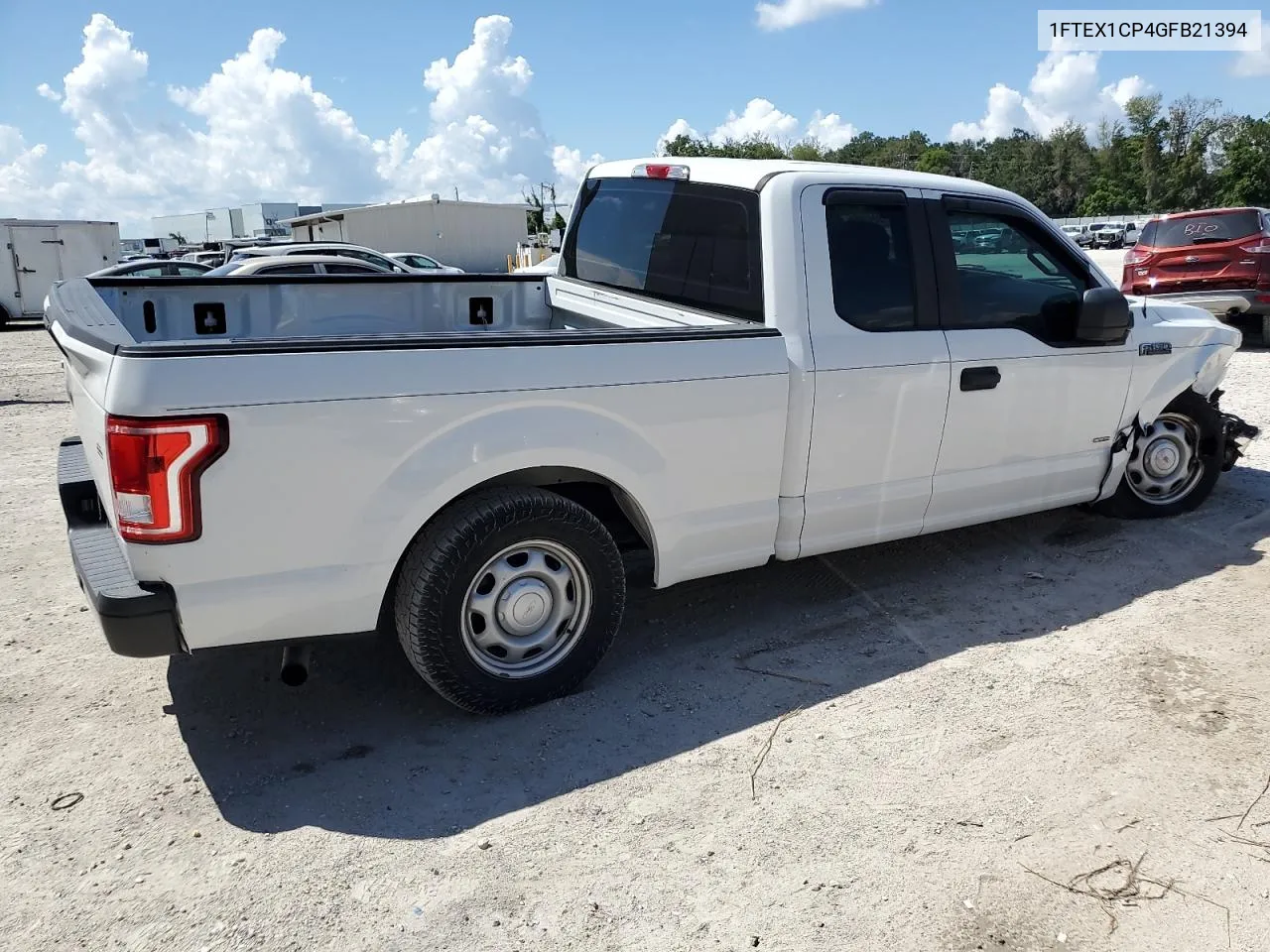 2016 Ford F150 Super Cab VIN: 1FTEX1CP4GFB21394 Lot: 72341484