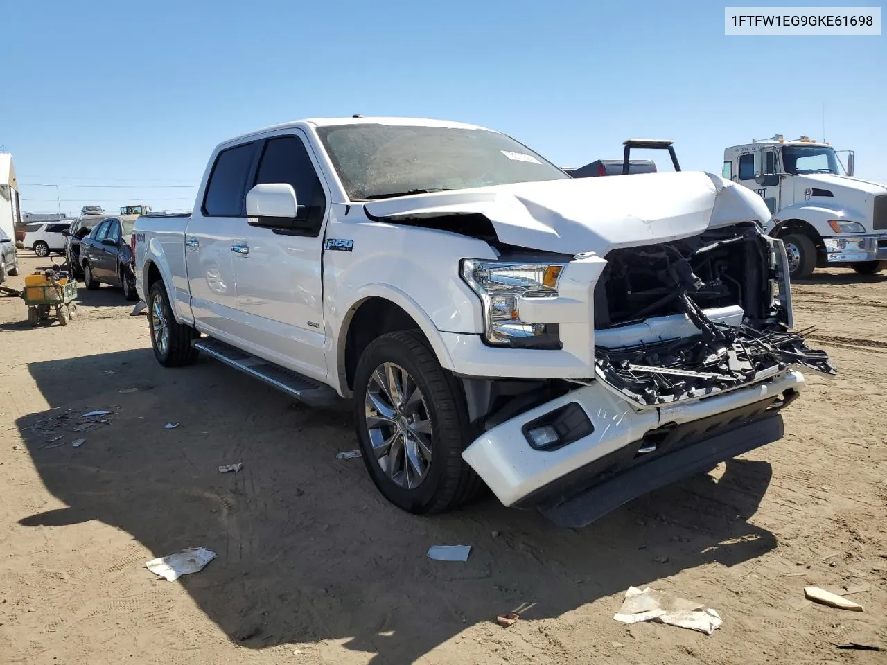 2016 Ford F150 Supercrew VIN: 1FTFW1EG9GKE61698 Lot: 72377694