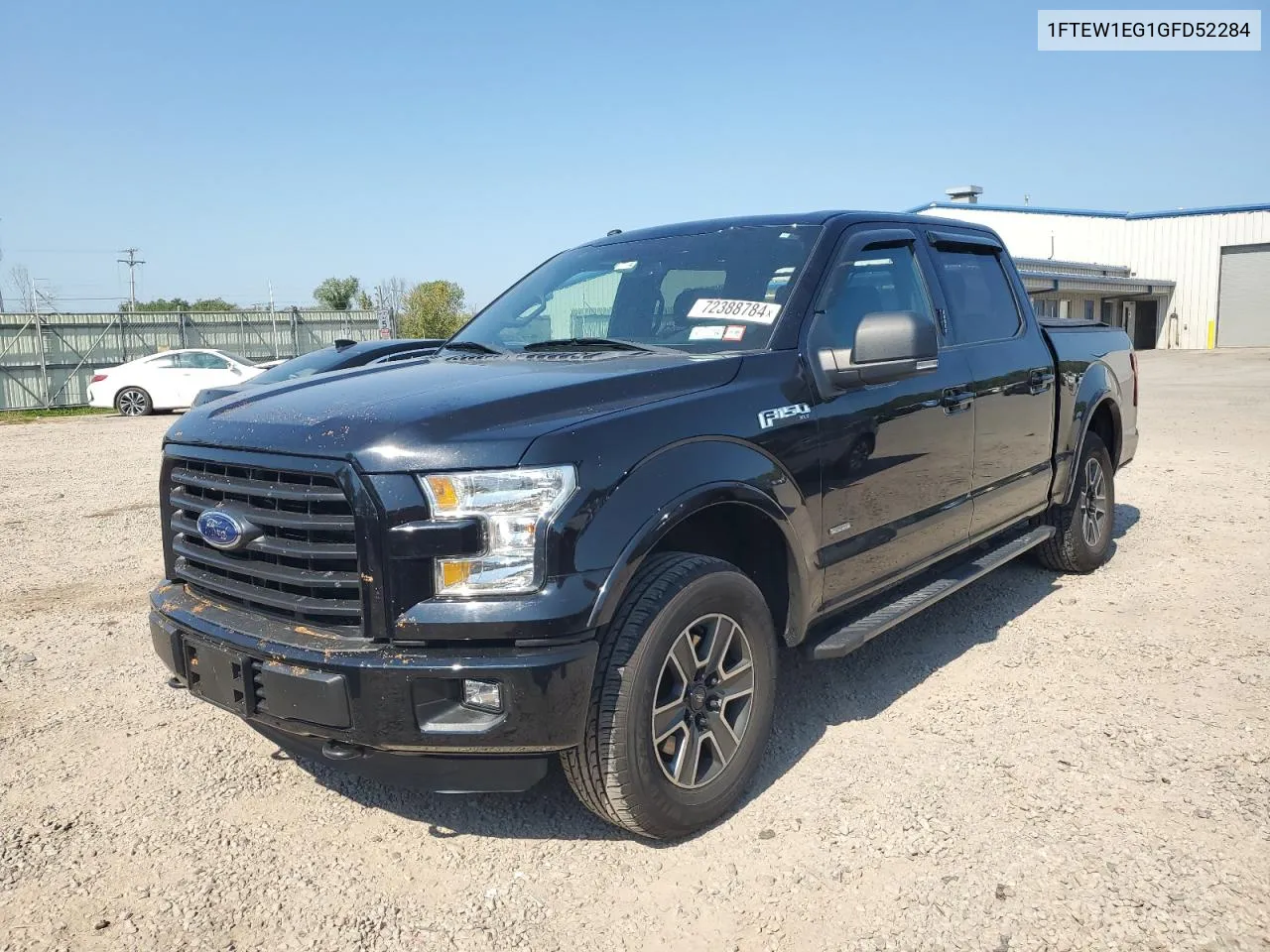 2016 Ford F150 Supercrew VIN: 1FTEW1EG1GFD52284 Lot: 72388784