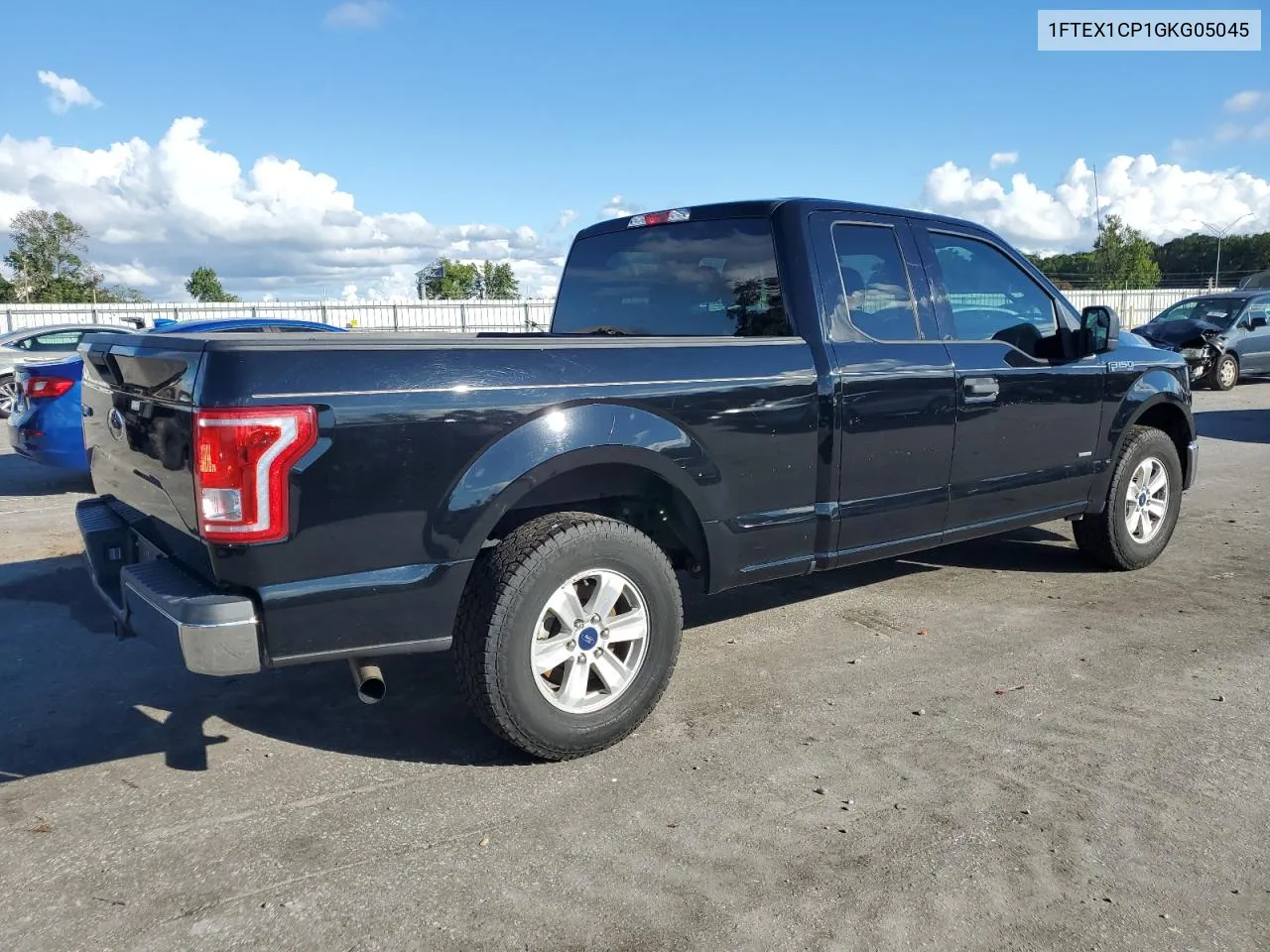 2016 Ford F150 Super Cab VIN: 1FTEX1CP1GKG05045 Lot: 72451344