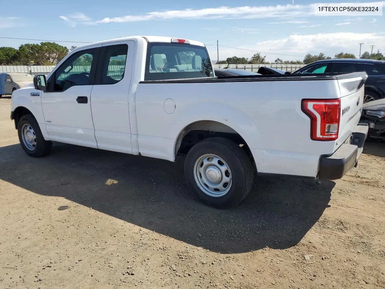 2016 Ford F150 Super Cab VIN: 1FTEX1CP5GKE32324 Lot: 72461414