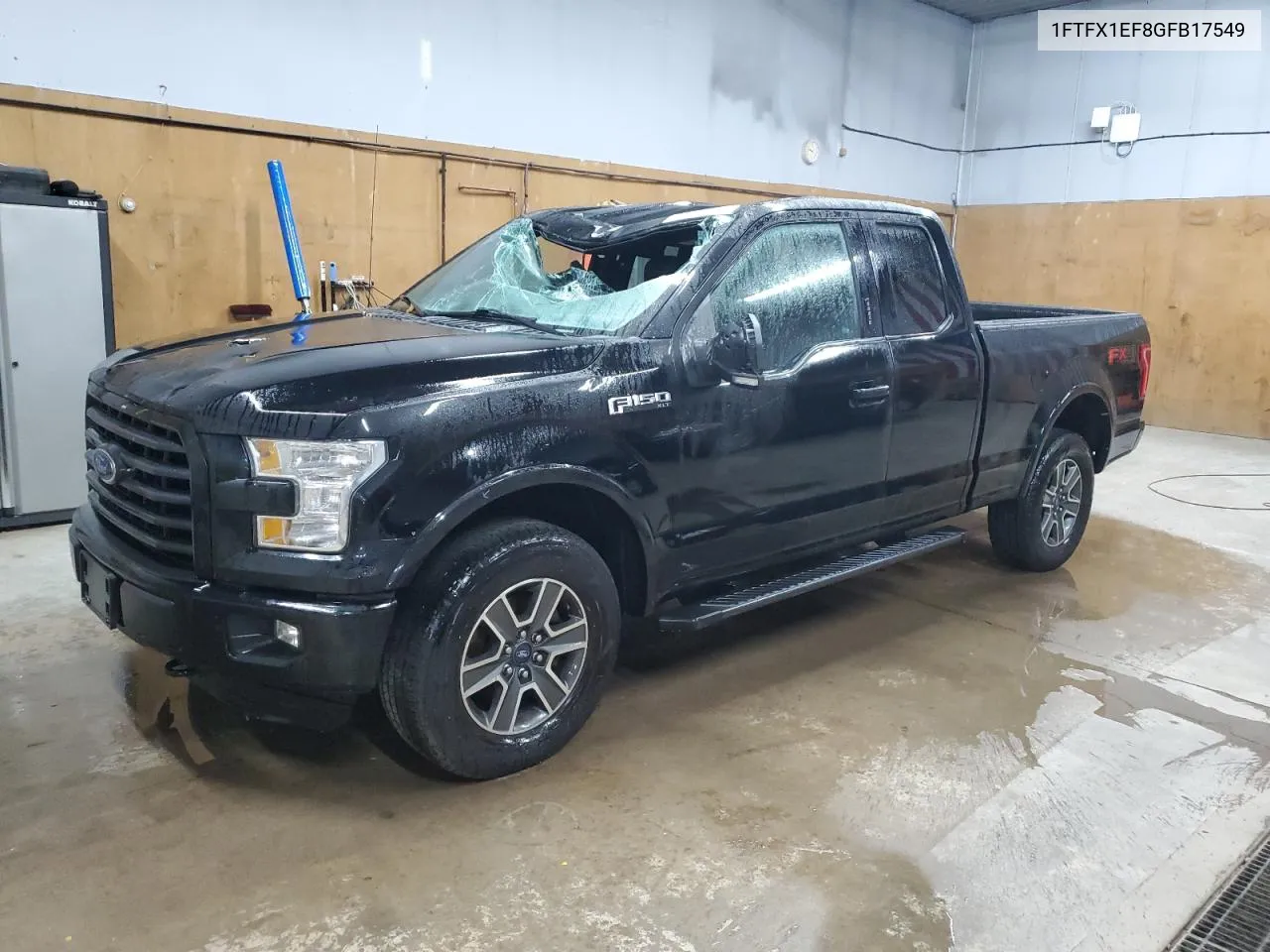 2016 Ford F150 Super Cab VIN: 1FTFX1EF8GFB17549 Lot: 72468744