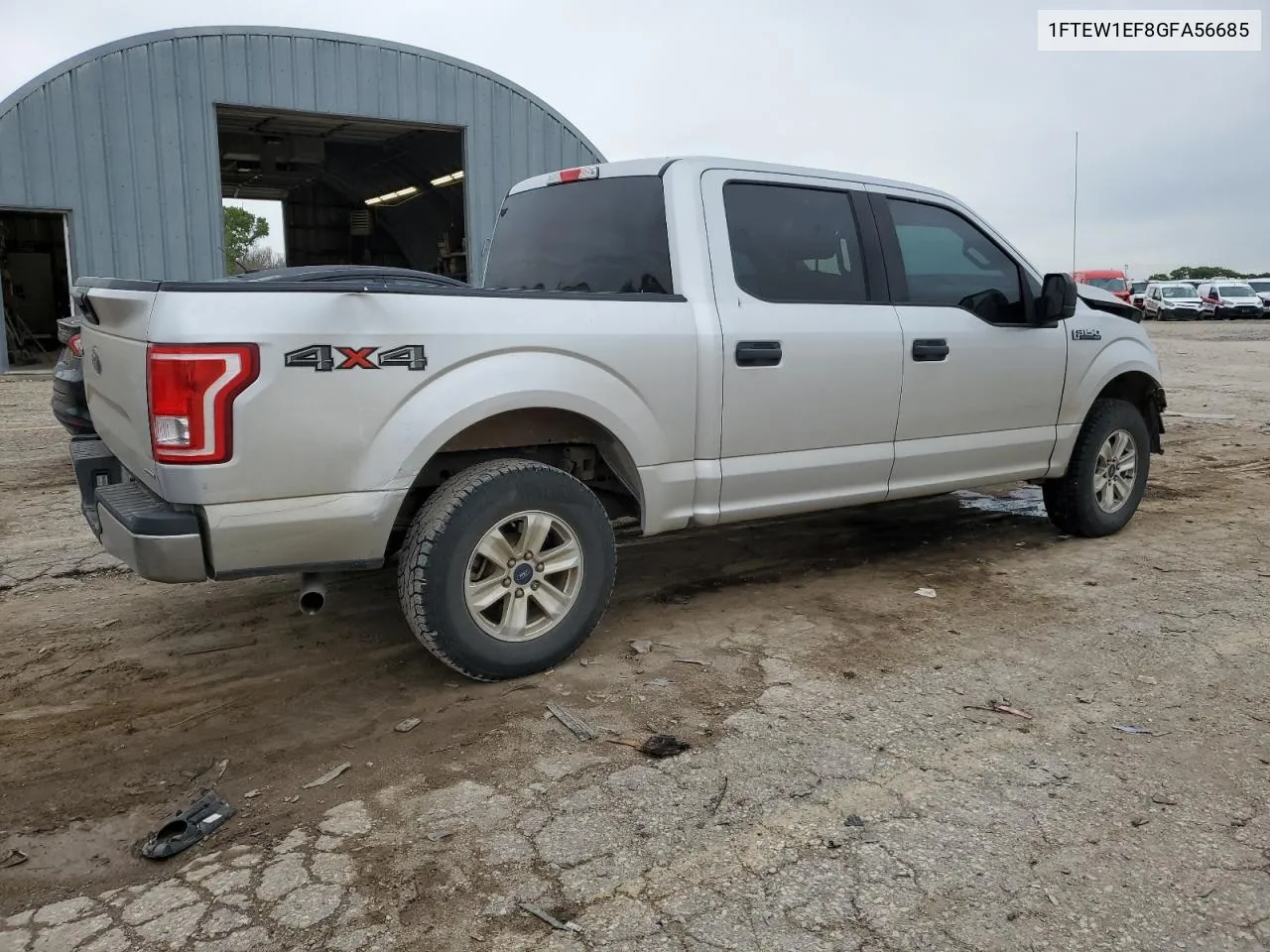 2016 Ford F150 Supercrew VIN: 1FTEW1EF8GFA56685 Lot: 72517164