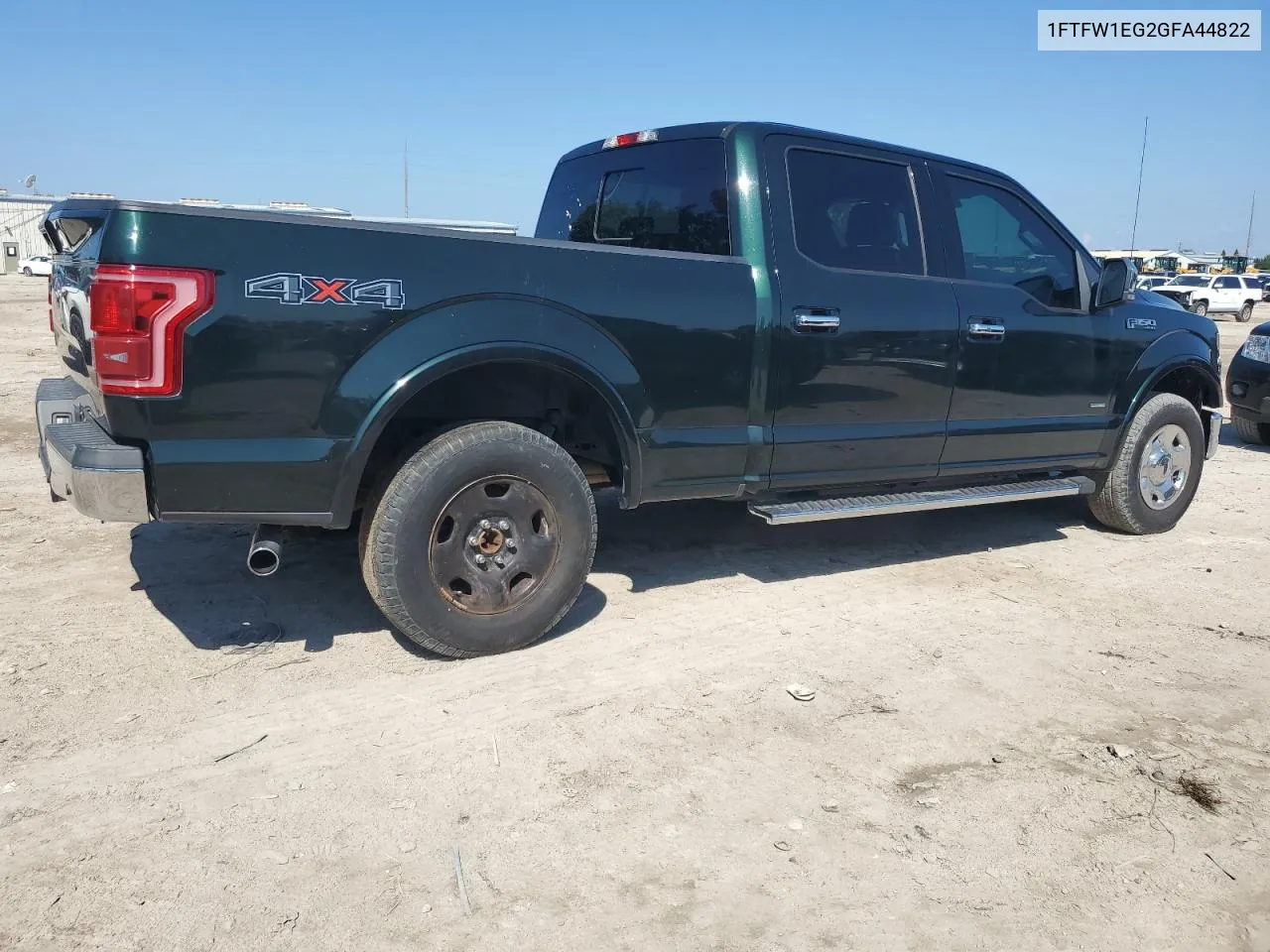 2016 Ford F150 Supercrew VIN: 1FTFW1EG2GFA44822 Lot: 72629454