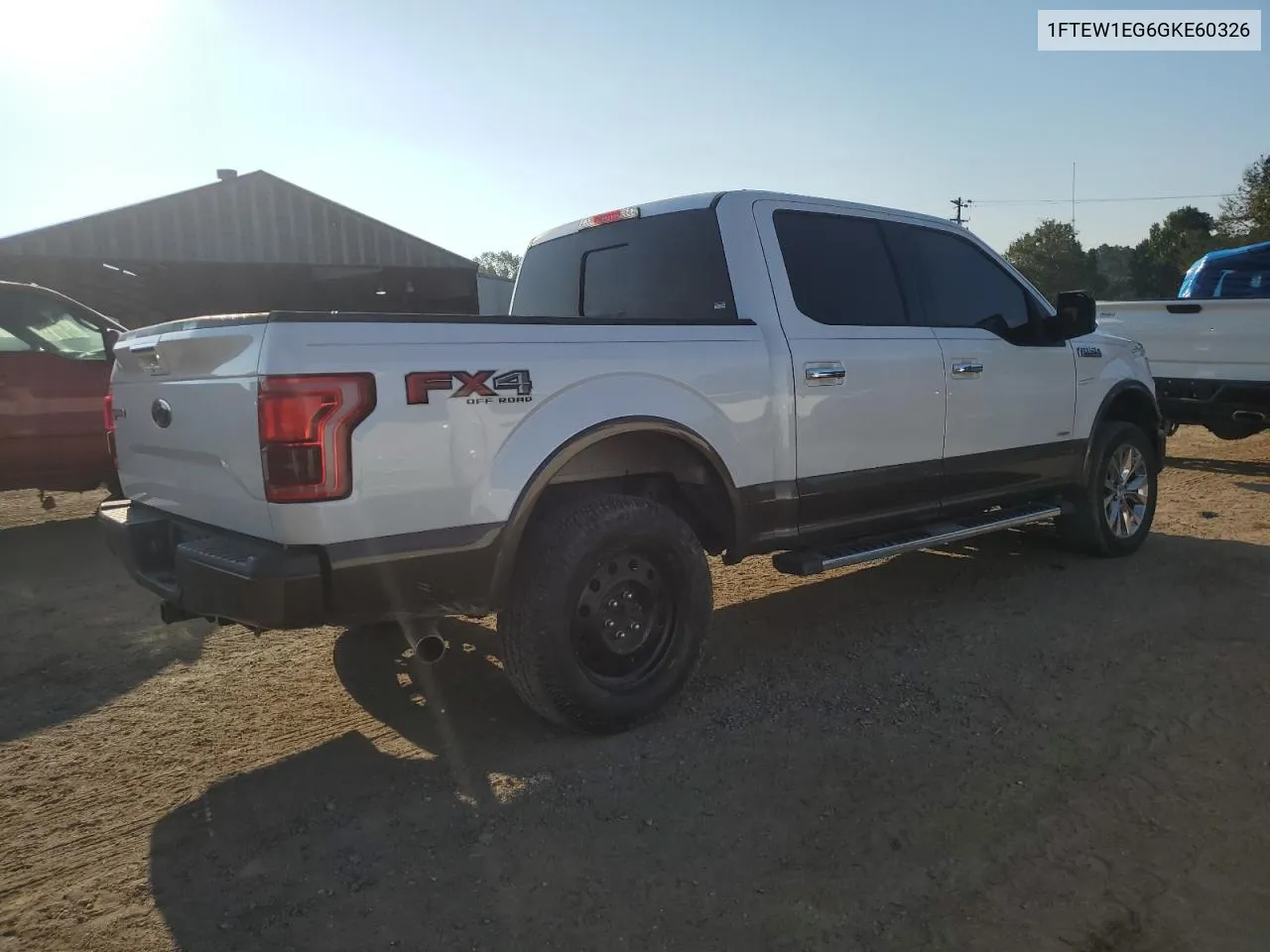 2016 Ford F150 Supercrew VIN: 1FTEW1EG6GKE60326 Lot: 72690774