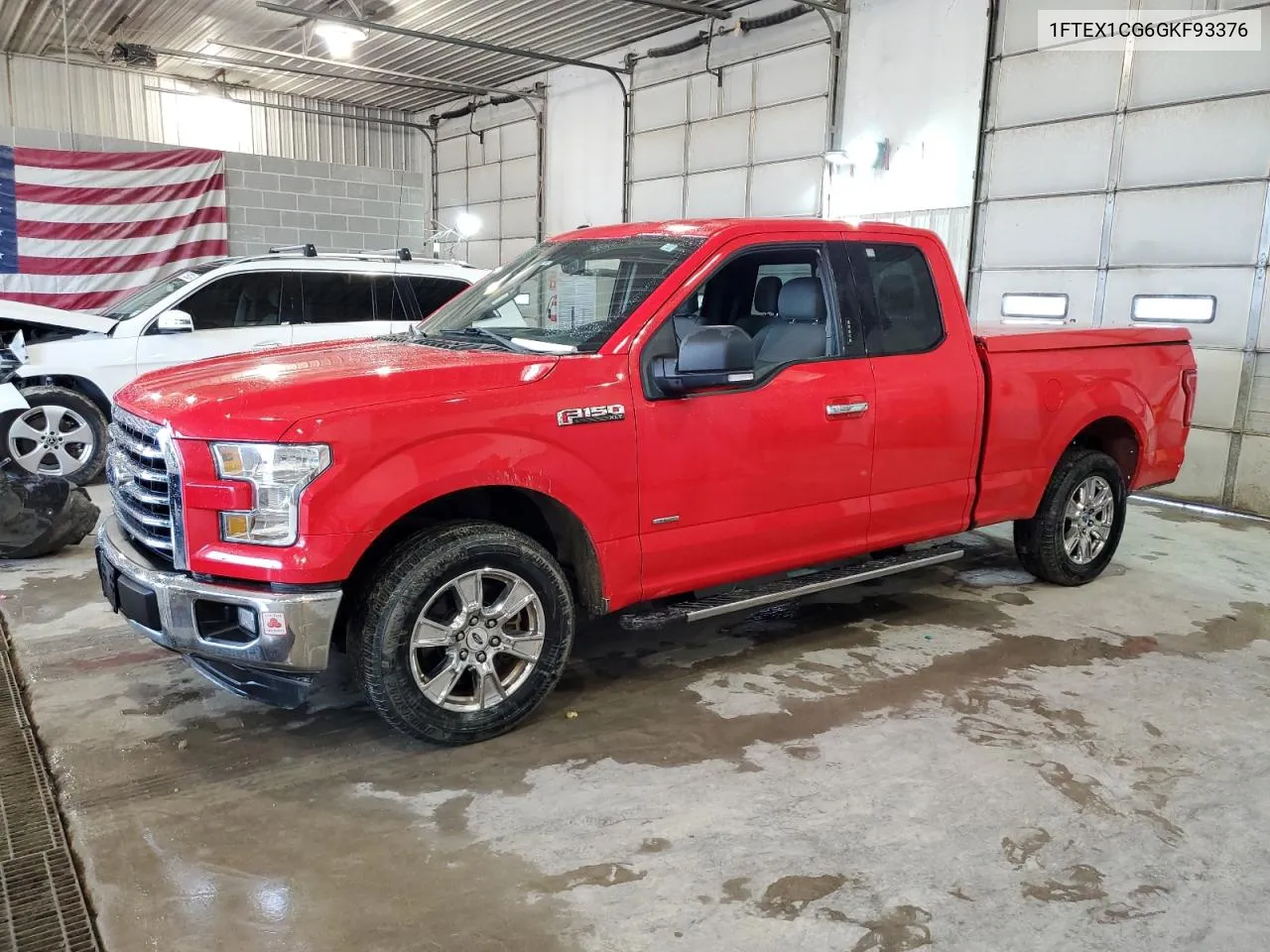 2016 Ford F150 Super Cab VIN: 1FTEX1CG6GKF93376 Lot: 72696784