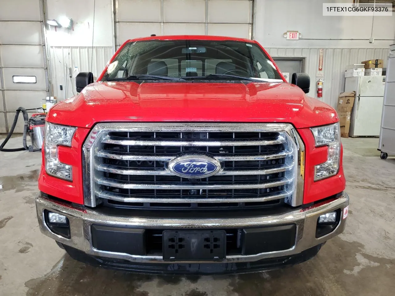 2016 Ford F150 Super Cab VIN: 1FTEX1CG6GKF93376 Lot: 72696784