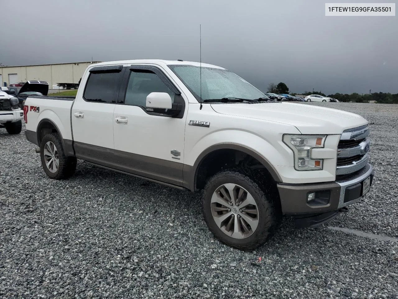 2016 Ford F150 Supercrew VIN: 1FTEW1EG9GFA35501 Lot: 72784634