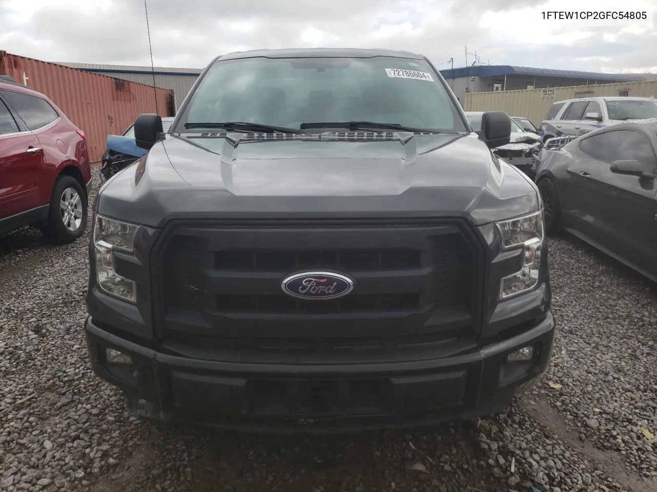 2016 Ford F150 Supercrew VIN: 1FTEW1CP2GFC54805 Lot: 72786604