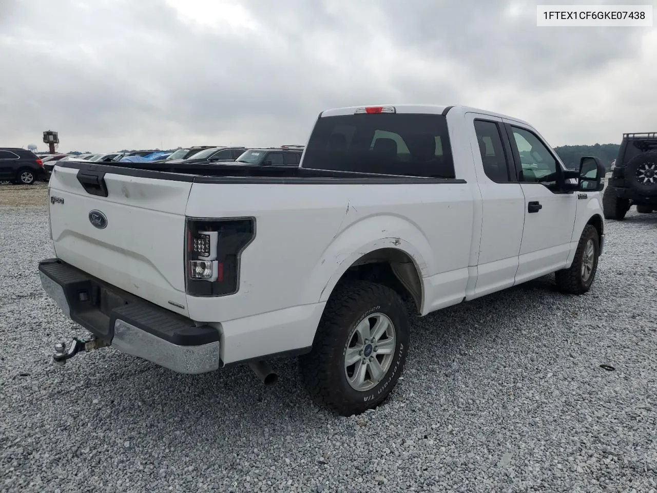 2016 Ford F150 Super Cab VIN: 1FTEX1CF6GKE07438 Lot: 72998964