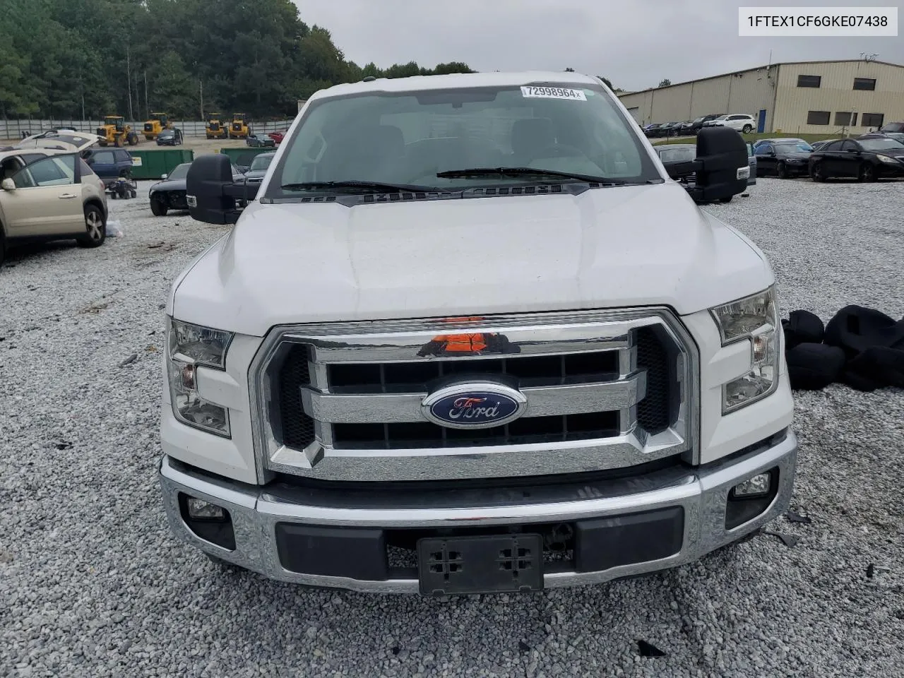 2016 Ford F150 Super Cab VIN: 1FTEX1CF6GKE07438 Lot: 72998964