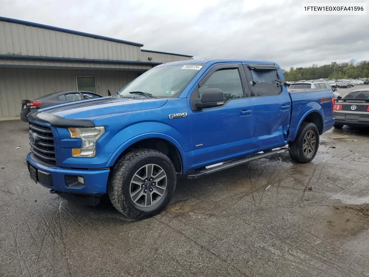 2016 Ford F150 Supercrew VIN: 1FTEW1EGXGFA41596 Lot: 73005724