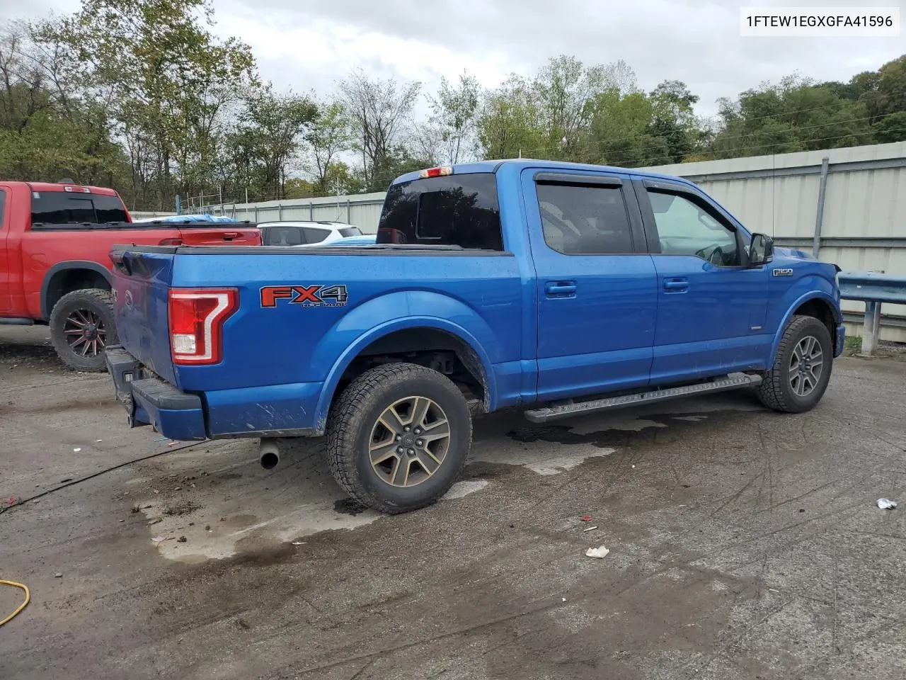 2016 Ford F150 Supercrew VIN: 1FTEW1EGXGFA41596 Lot: 73005724