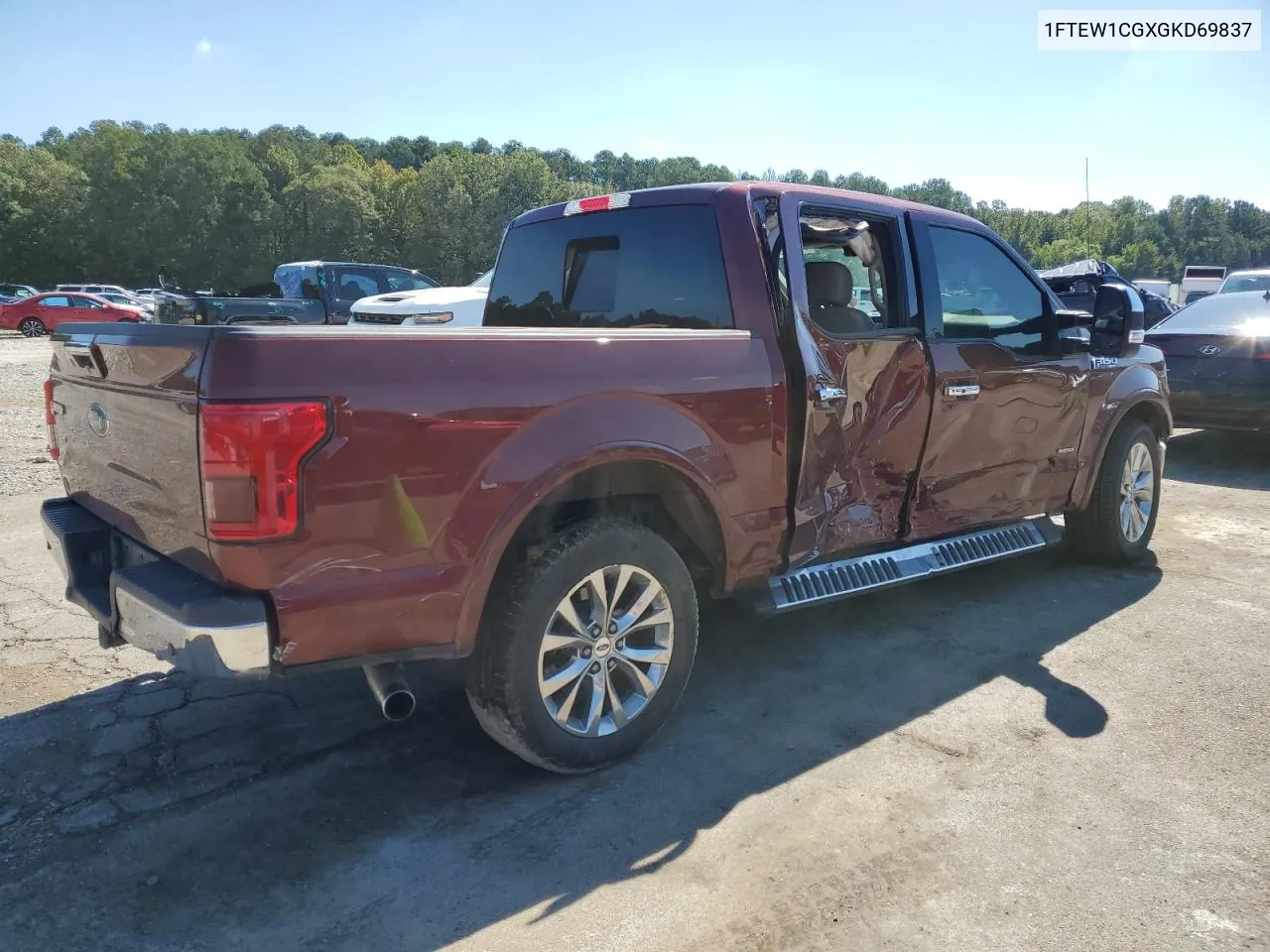 2016 Ford F150 Supercrew VIN: 1FTEW1CGXGKD69837 Lot: 73024284