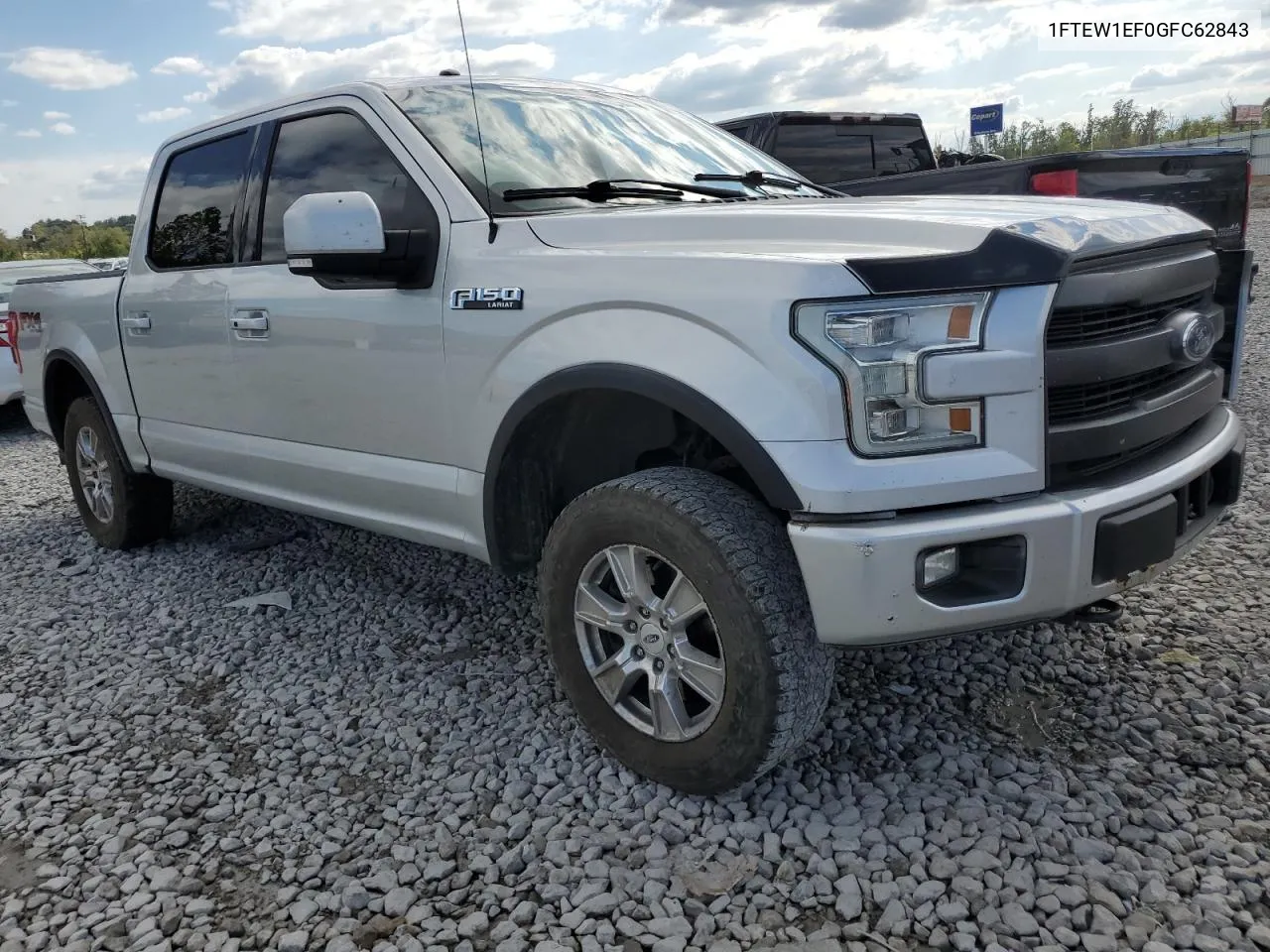 2016 Ford F150 Supercrew VIN: 1FTEW1EF0GFC62843 Lot: 73054074