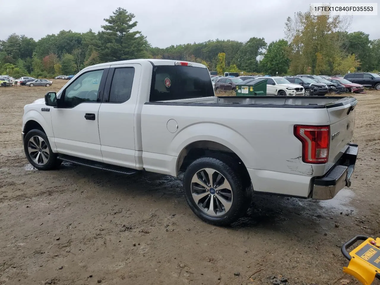 2016 Ford F150 Super Cab VIN: 1FTEX1C84GFD35553 Lot: 73117724