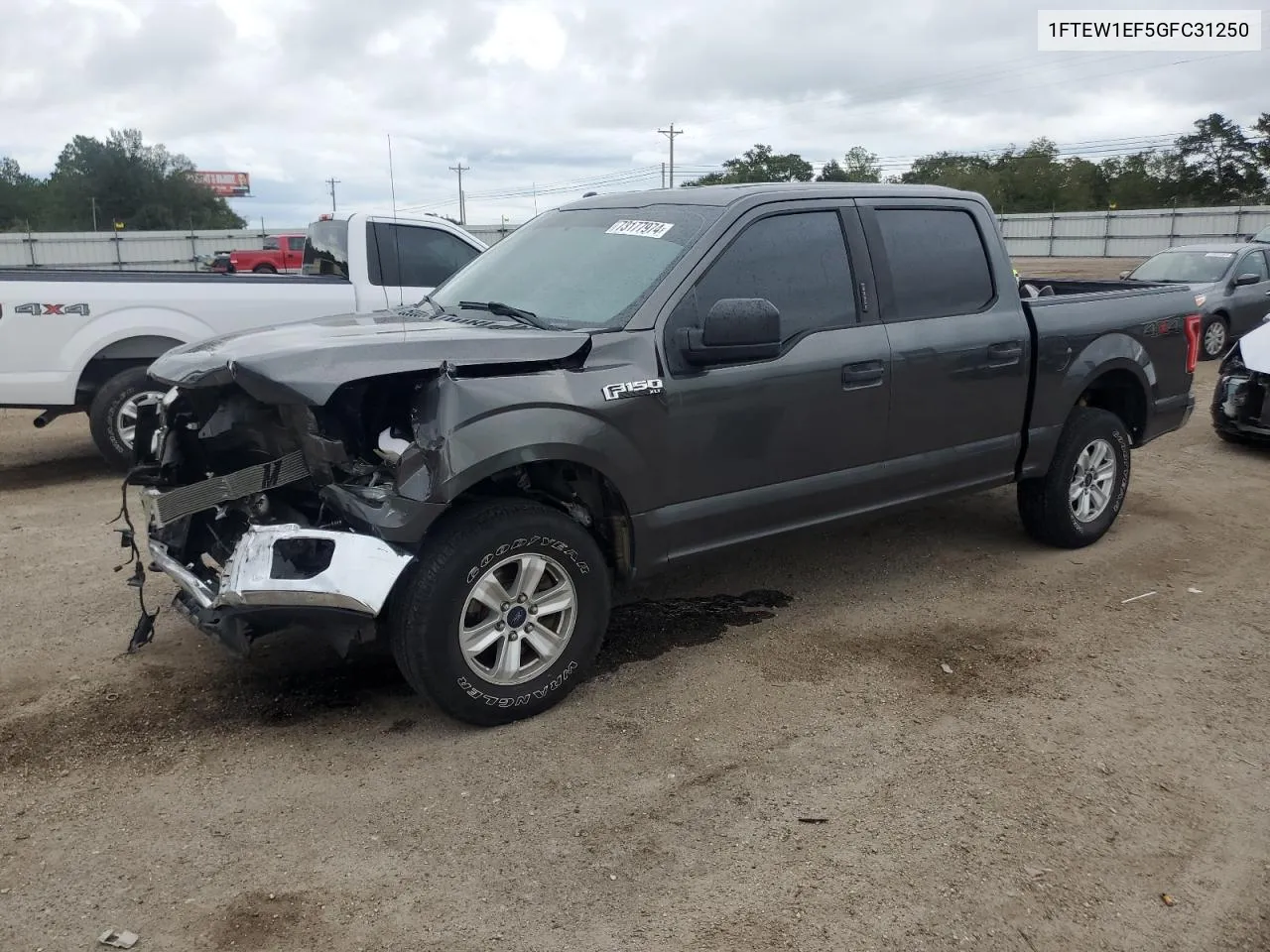 2016 Ford F150 Supercrew VIN: 1FTEW1EF5GFC31250 Lot: 73177974