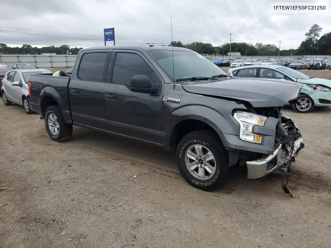 2016 Ford F150 Supercrew VIN: 1FTEW1EF5GFC31250 Lot: 73177974