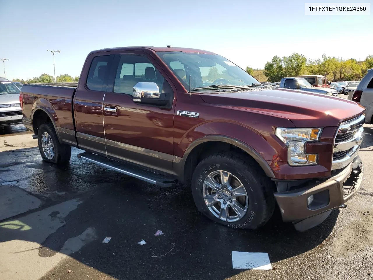 2016 Ford F150 Super Cab VIN: 1FTFX1EF1GKE24360 Lot: 73206294