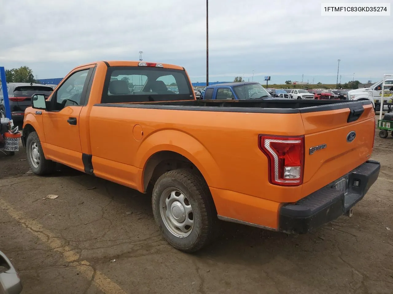 2016 Ford F150 VIN: 1FTMF1C83GKD35274 Lot: 73308464