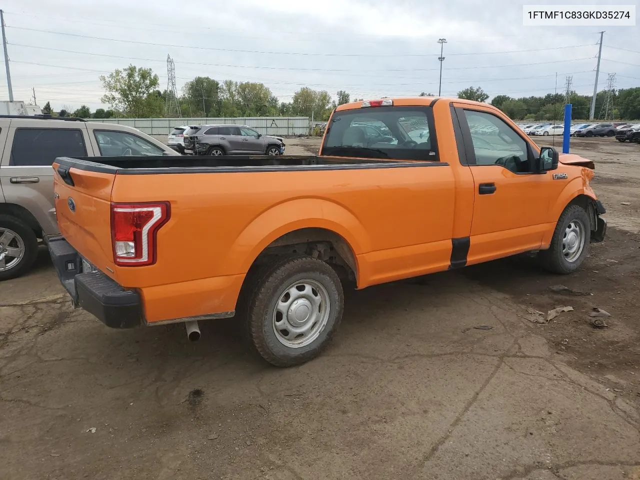 2016 Ford F150 VIN: 1FTMF1C83GKD35274 Lot: 73308464