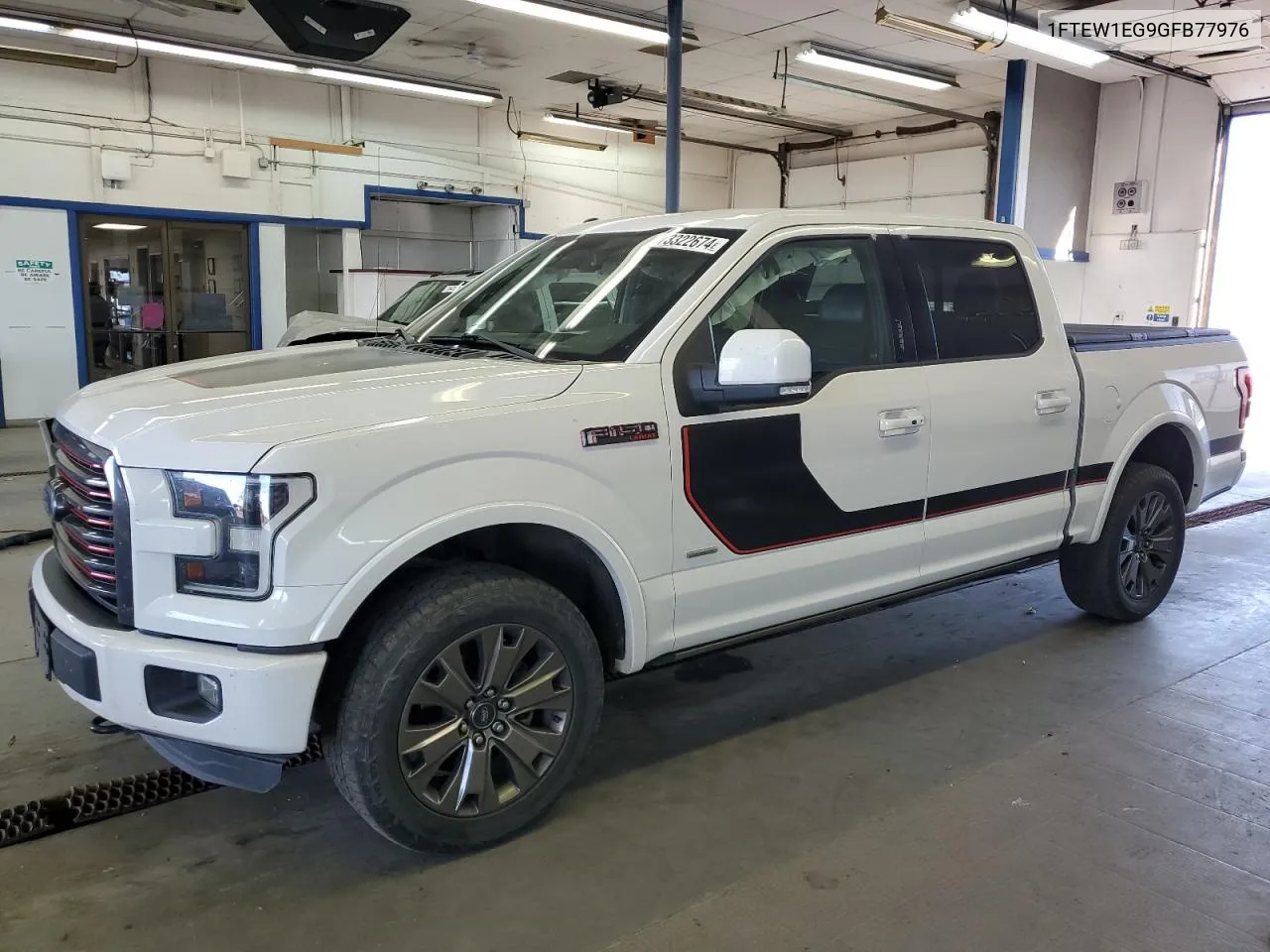 2016 Ford F150 Supercrew VIN: 1FTEW1EG9GFB77976 Lot: 73322674