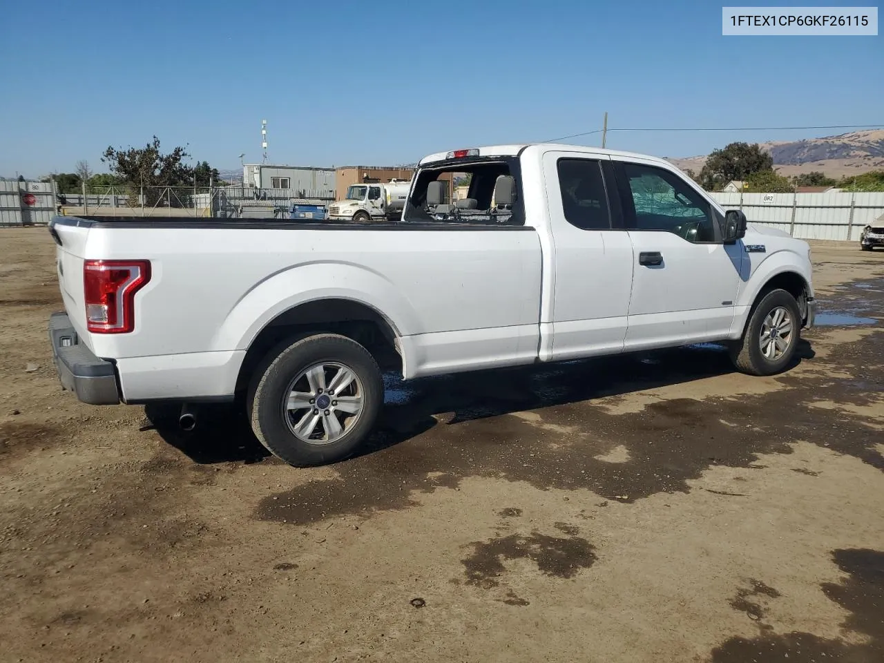 2016 Ford F150 Super Cab VIN: 1FTEX1CP6GKF26115 Lot: 73378144