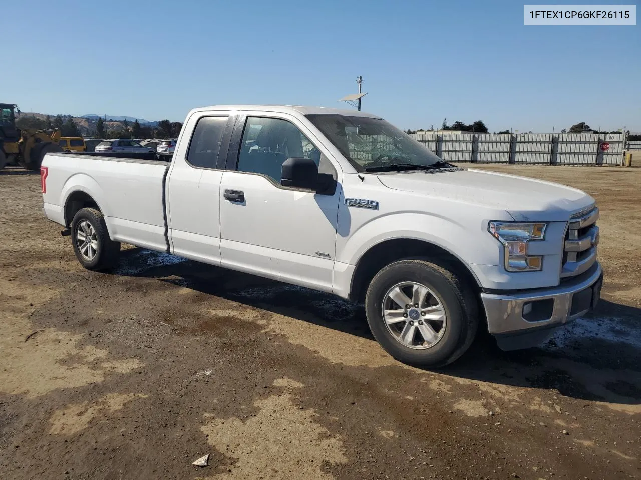 2016 Ford F150 Super Cab VIN: 1FTEX1CP6GKF26115 Lot: 73378144