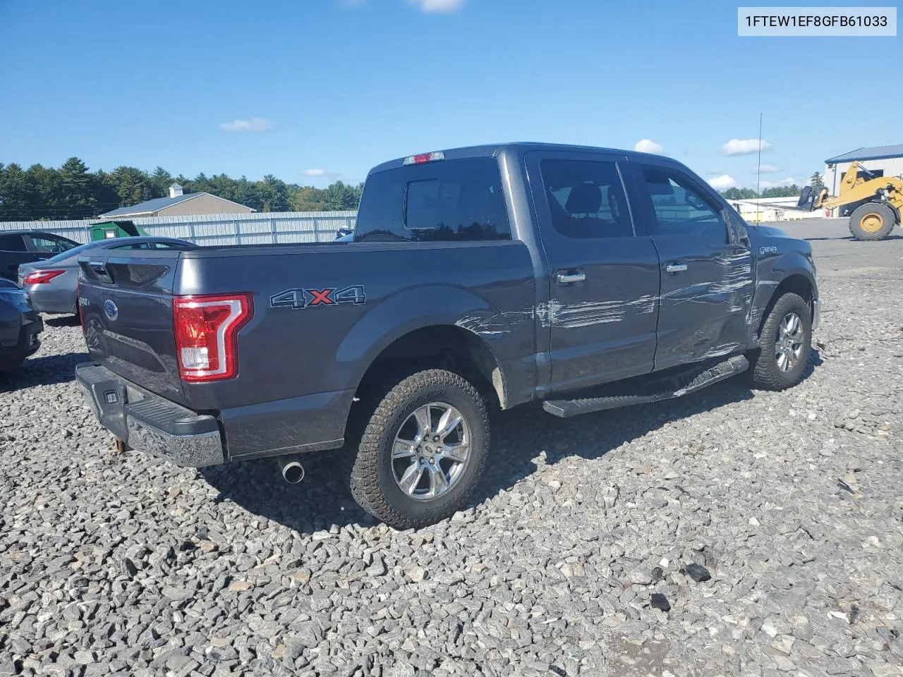 2016 Ford F150 Supercrew VIN: 1FTEW1EF8GFB61033 Lot: 73461534