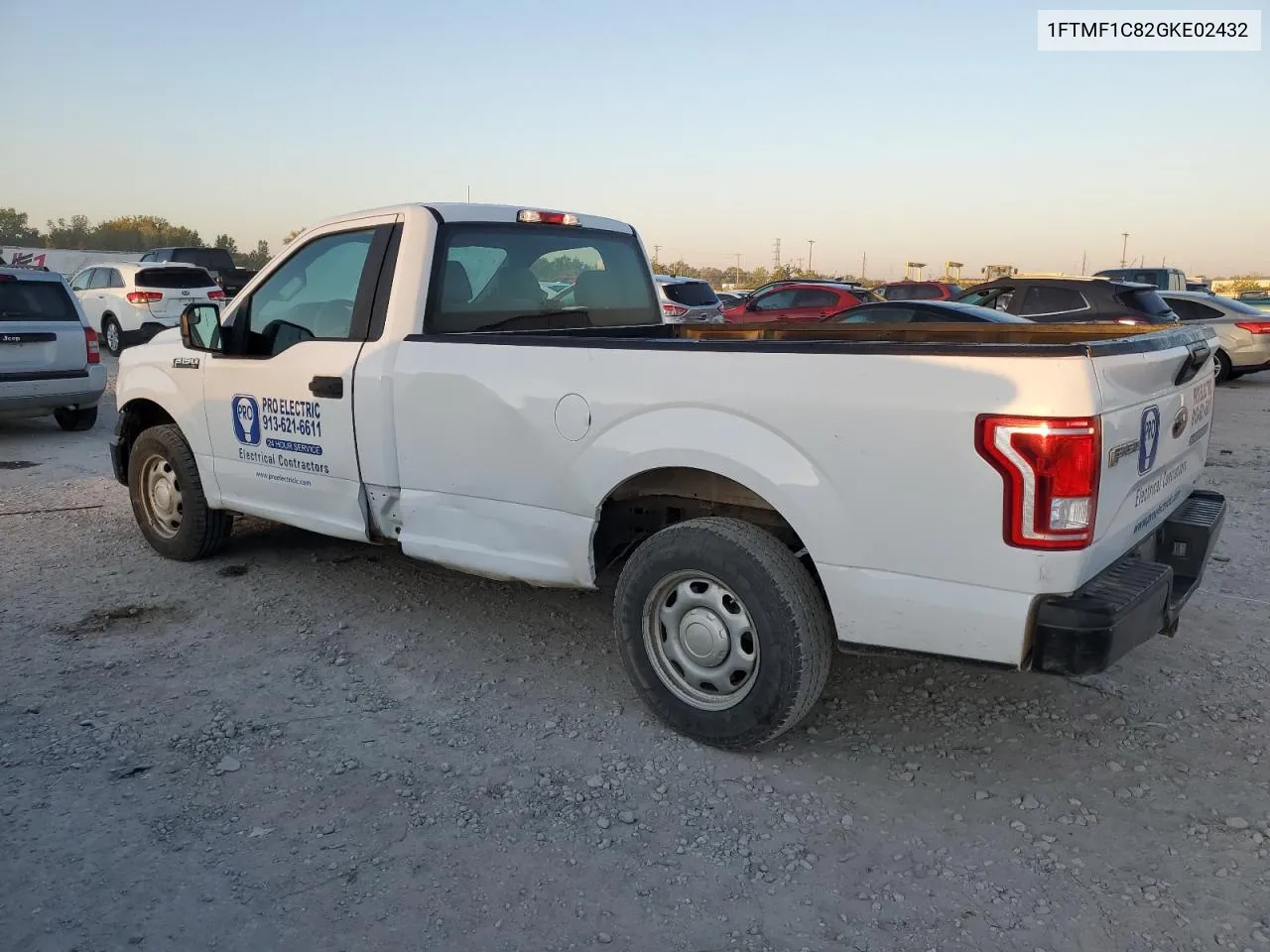 2016 Ford F150 VIN: 1FTMF1C82GKE02432 Lot: 73482954