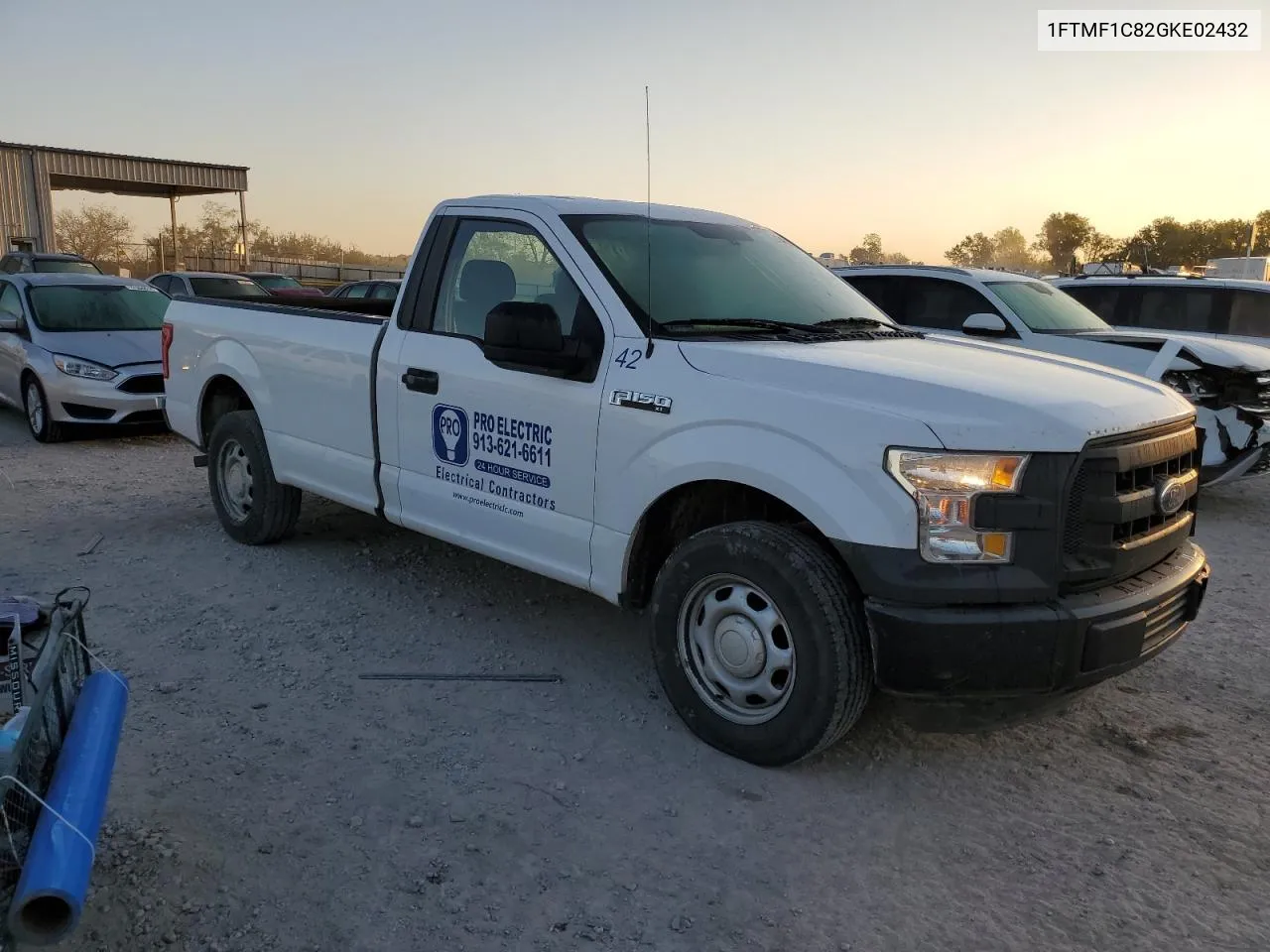 2016 Ford F150 VIN: 1FTMF1C82GKE02432 Lot: 73482954