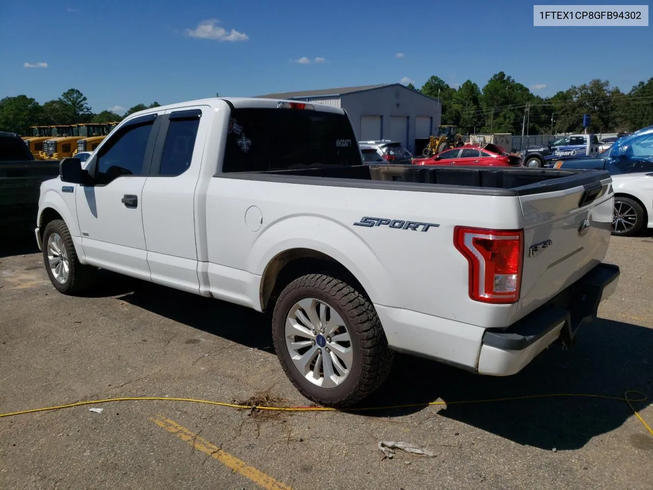 2016 Ford F150 Super Cab VIN: 1FTEX1CP8GFB94302 Lot: 73483474