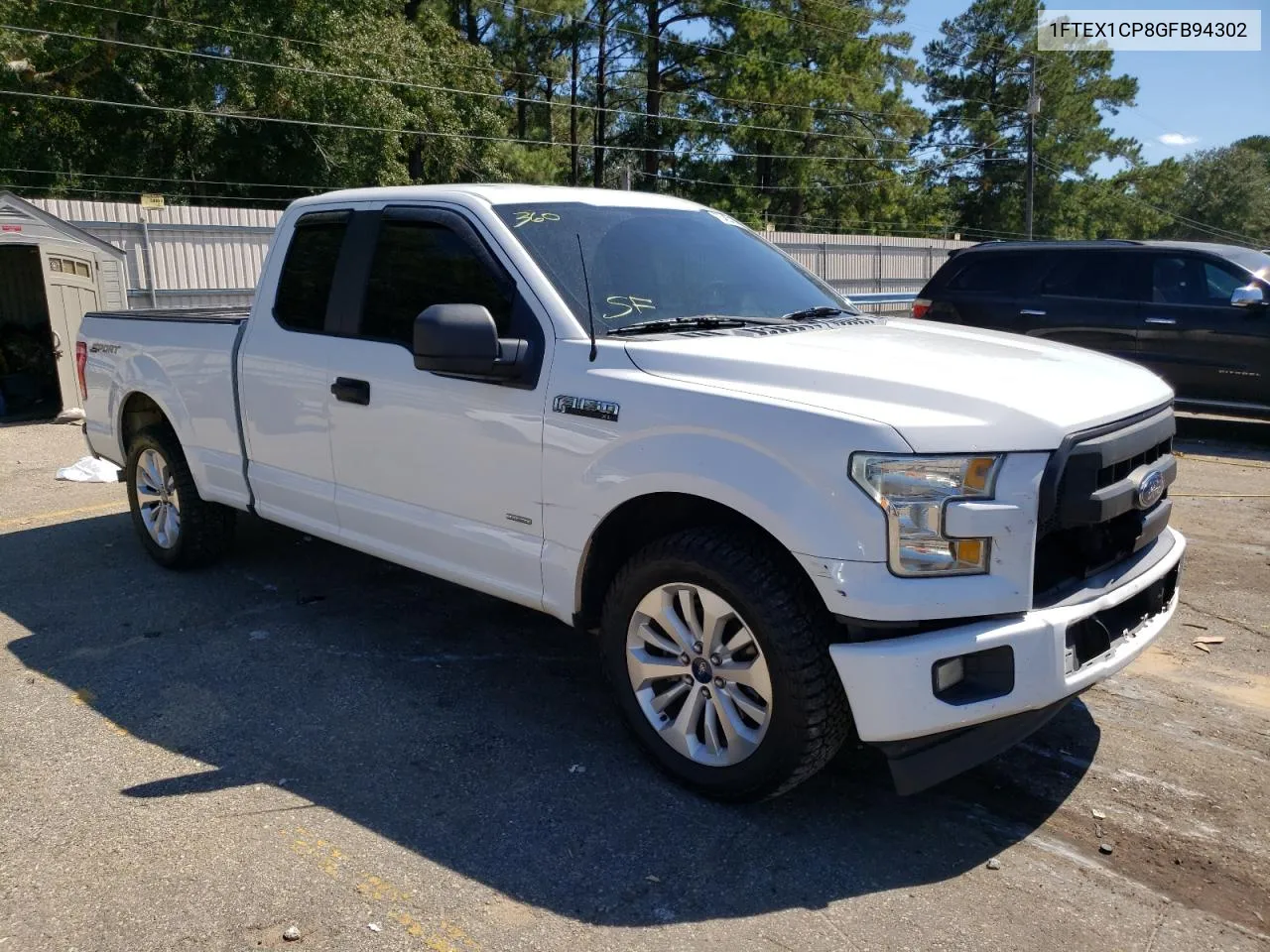 2016 Ford F150 Super Cab VIN: 1FTEX1CP8GFB94302 Lot: 73483474