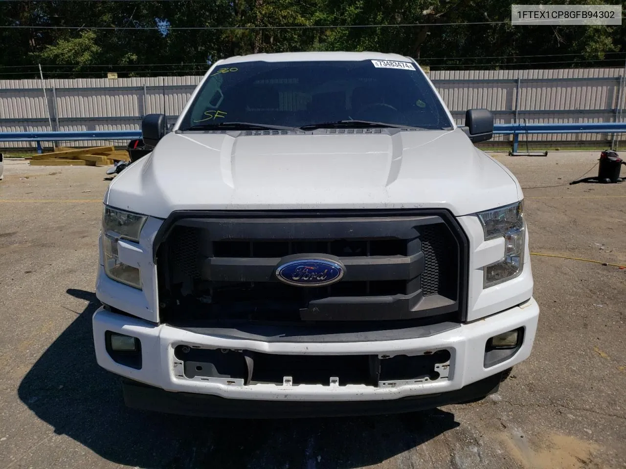 2016 Ford F150 Super Cab VIN: 1FTEX1CP8GFB94302 Lot: 73483474