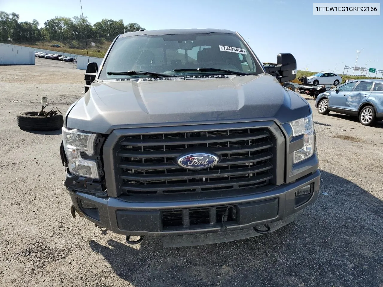 2016 Ford F150 Supercrew VIN: 1FTEW1EG1GKF92166 Lot: 73493464