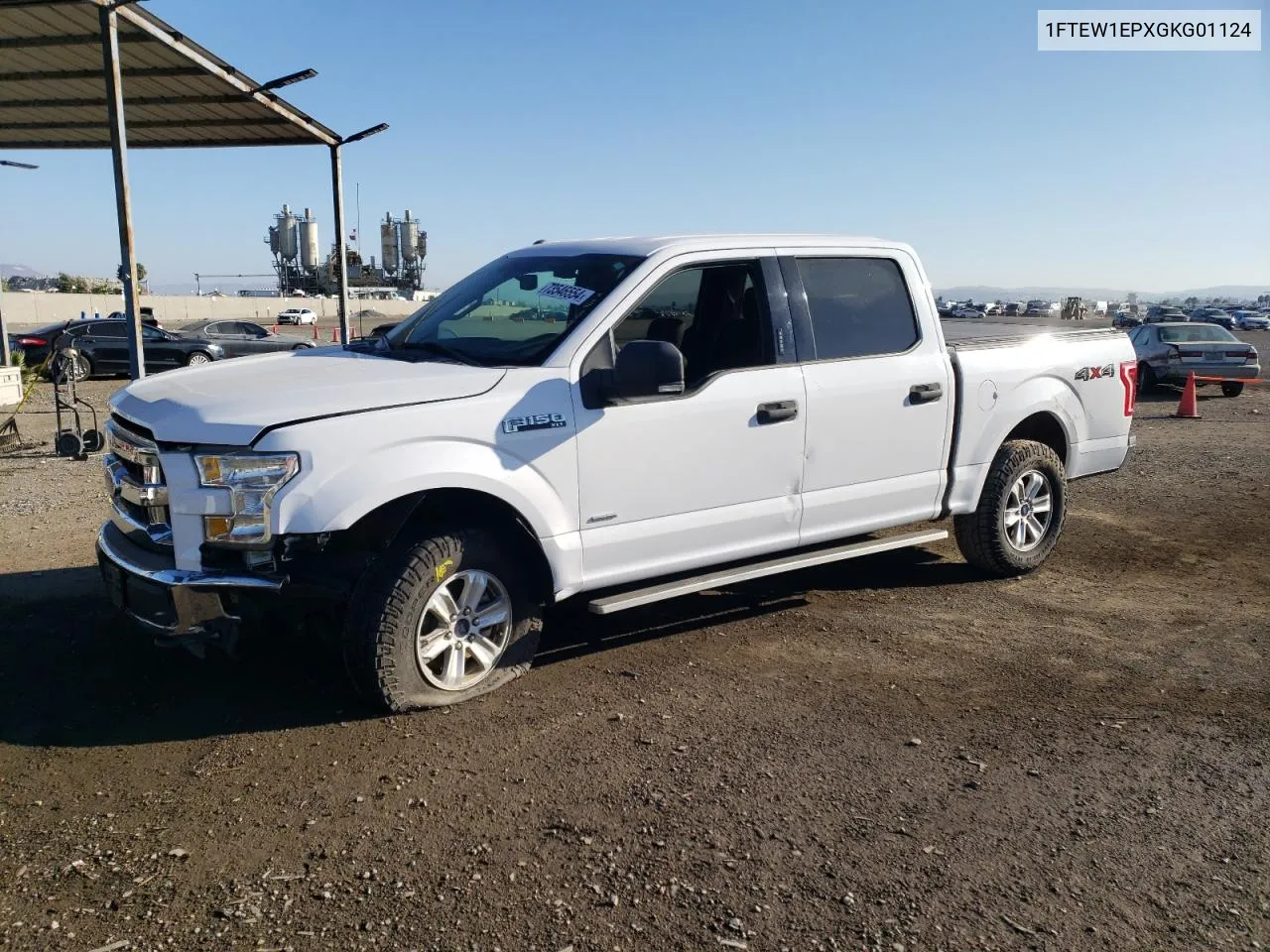 2016 Ford F150 Supercrew VIN: 1FTEW1EPXGKG01124 Lot: 73546554