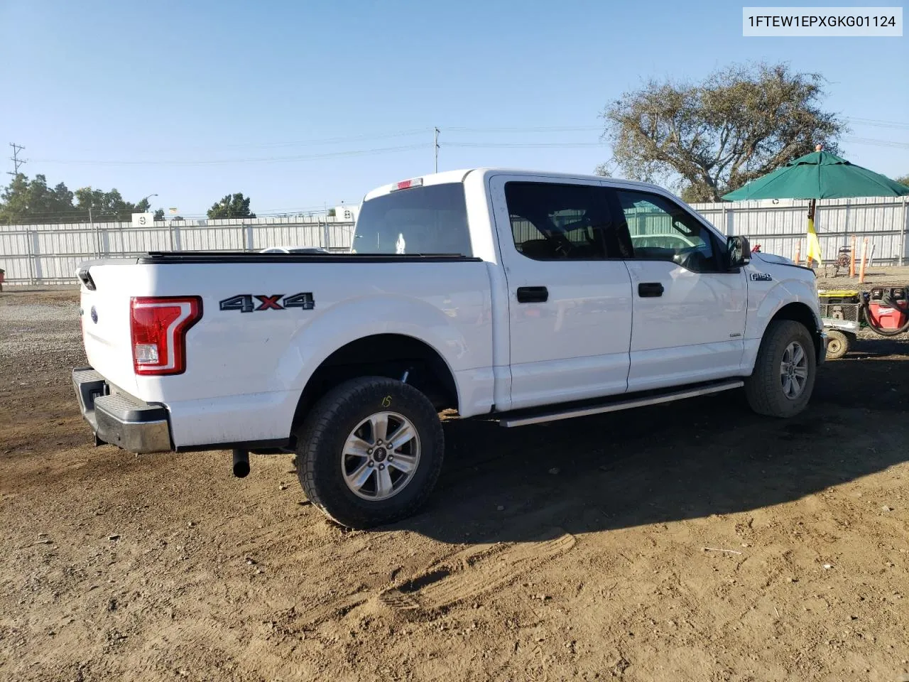 2016 Ford F150 Supercrew VIN: 1FTEW1EPXGKG01124 Lot: 73546554