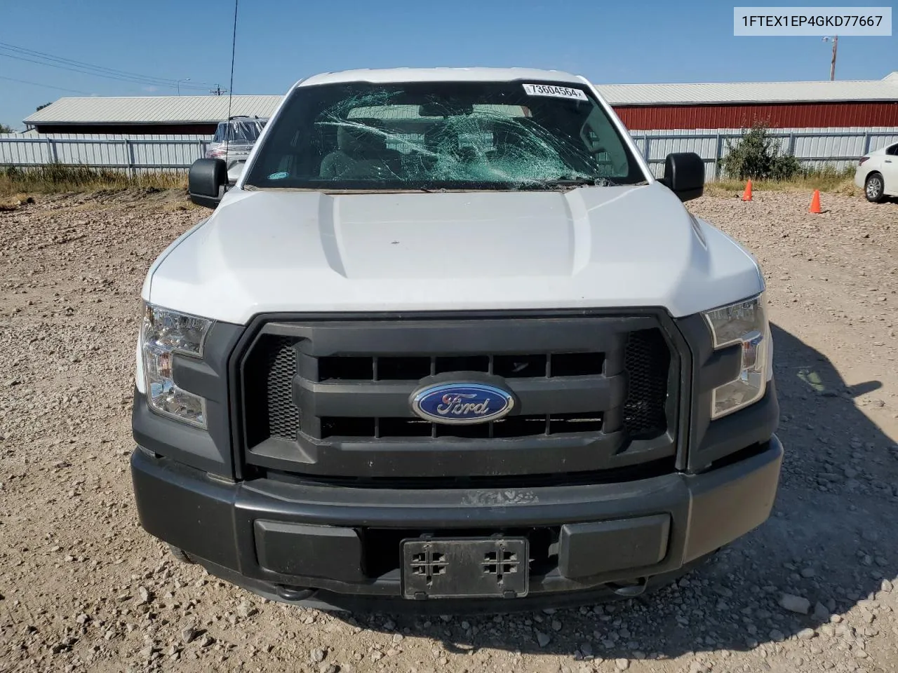 2016 Ford F150 Super Cab VIN: 1FTEX1EP4GKD77667 Lot: 73604564