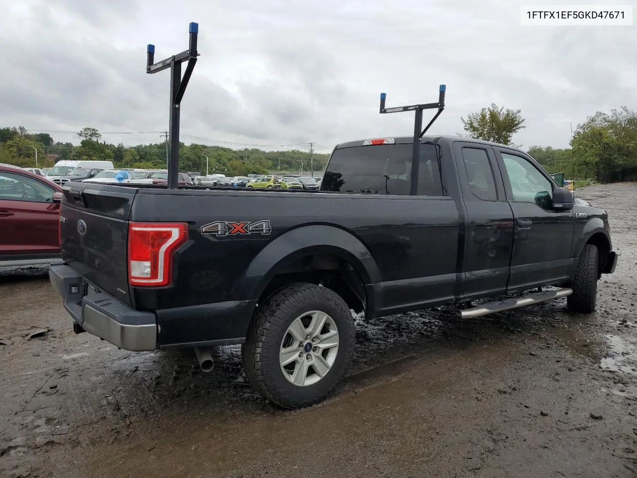 2016 Ford F150 Super Cab VIN: 1FTFX1EF5GKD47671 Lot: 73729464