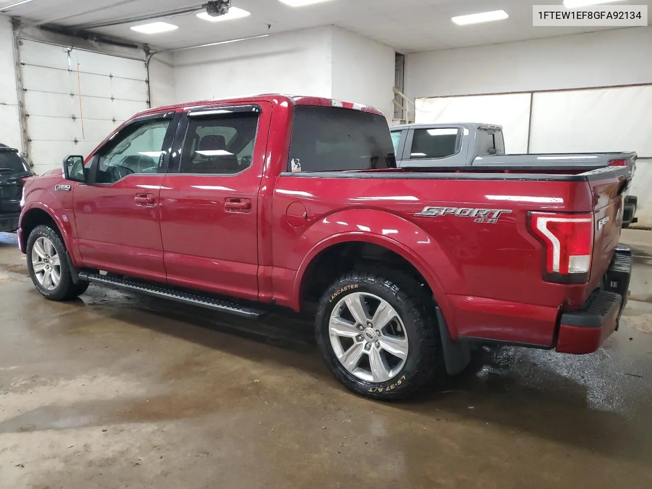 2016 Ford F150 Supercrew VIN: 1FTEW1EF8GFA92134 Lot: 73874334