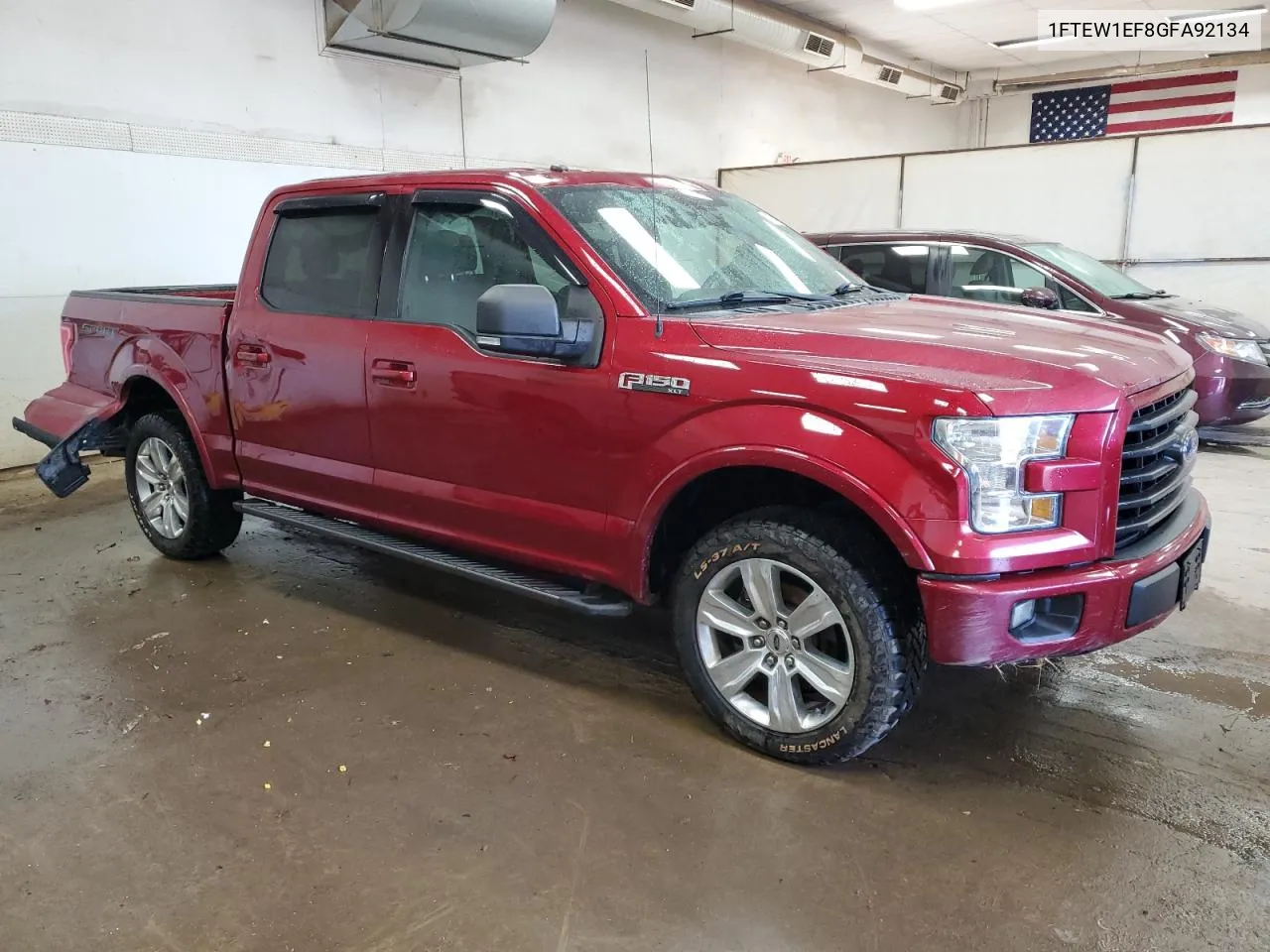 2016 Ford F150 Supercrew VIN: 1FTEW1EF8GFA92134 Lot: 73874334