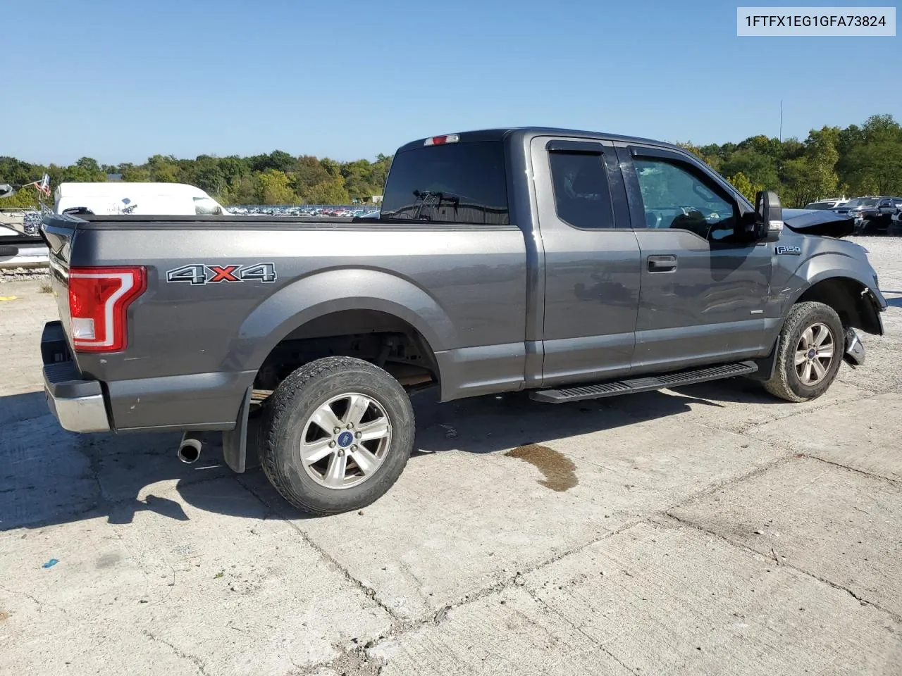 2016 Ford F150 Super Cab VIN: 1FTFX1EG1GFA73824 Lot: 73964404