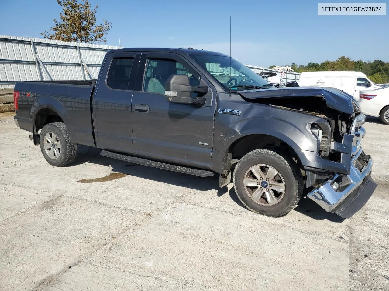 2016 Ford F150 Super Cab VIN: 1FTFX1EG1GFA73824 Lot: 73964404