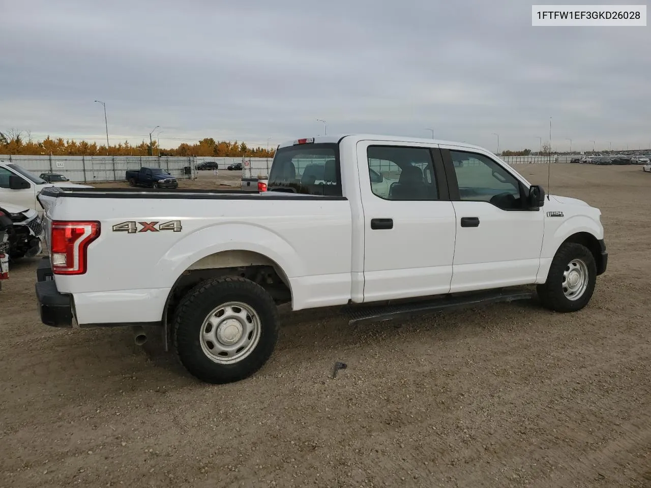 2016 Ford F150 Supercrew VIN: 1FTFW1EF3GKD26028 Lot: 74003674