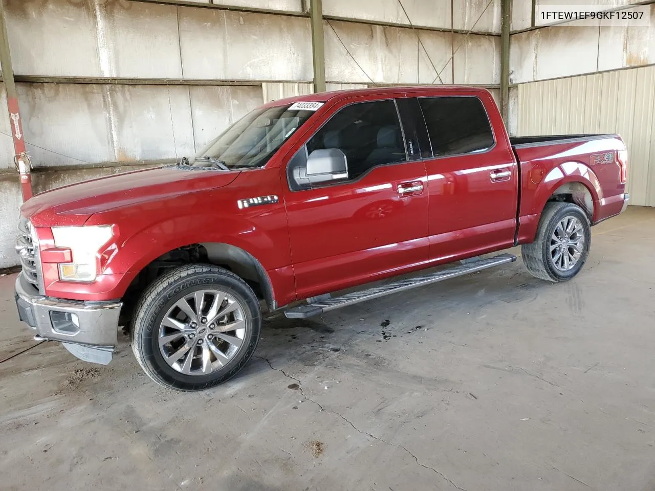 2016 Ford F150 Supercrew VIN: 1FTEW1EF9GKF12507 Lot: 74033394