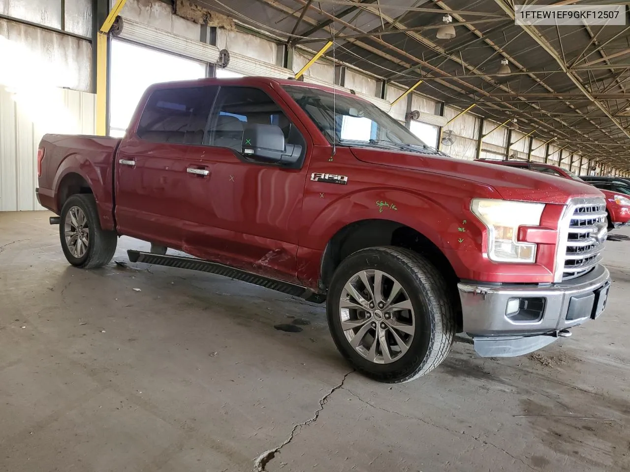 2016 Ford F150 Supercrew VIN: 1FTEW1EF9GKF12507 Lot: 74033394