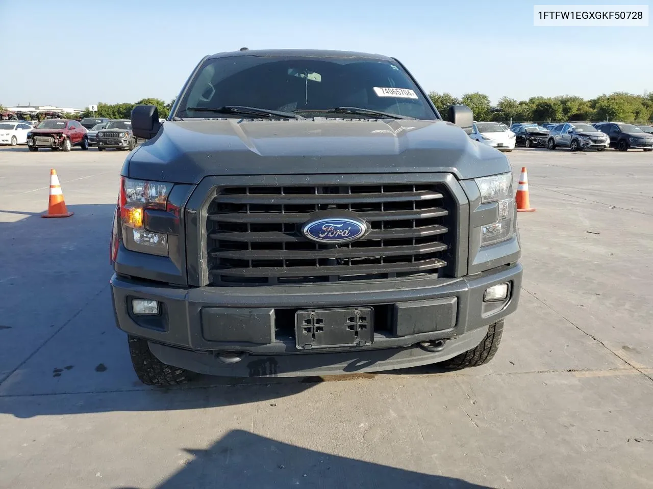 2016 Ford F150 Supercrew VIN: 1FTFW1EGXGKF50728 Lot: 74065704