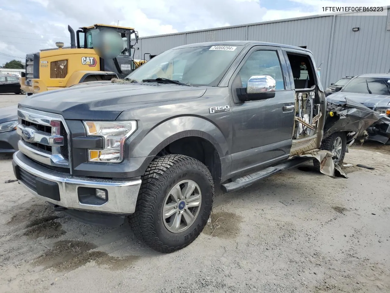 2016 Ford F150 Supercrew VIN: 1FTEW1EF0GFB65223 Lot: 74068294